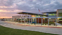 Legacy Elementary School uses security layers that unobtrusively merge with traditional architecture.