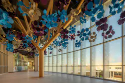 The memorial tree honors the lives lost in the 2022 mass shooting.