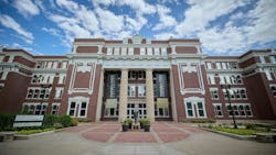 Plumb Hall is where Emporia State University students go to handle financial aid and accounts; it also houses the university’s graduate school and an auditorium. Energy conservation measures implemented here include LED lighting, new Trane controls, window film installation, and improvements to the building envelope. Plumb Hall is where Emporia State University students go to handle financial aid and accounts; it also houses the university’s graduate school and an auditorium. Energy conservation measures implemented here include LED lighting, new Trane controls, window film installation, and improvements to the building envelope.