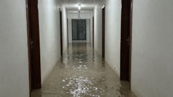 Flooded corridors represent severe toxic risks to buildings and occupants. Flooded corridors represent severe toxic risks to buildings and occupants.