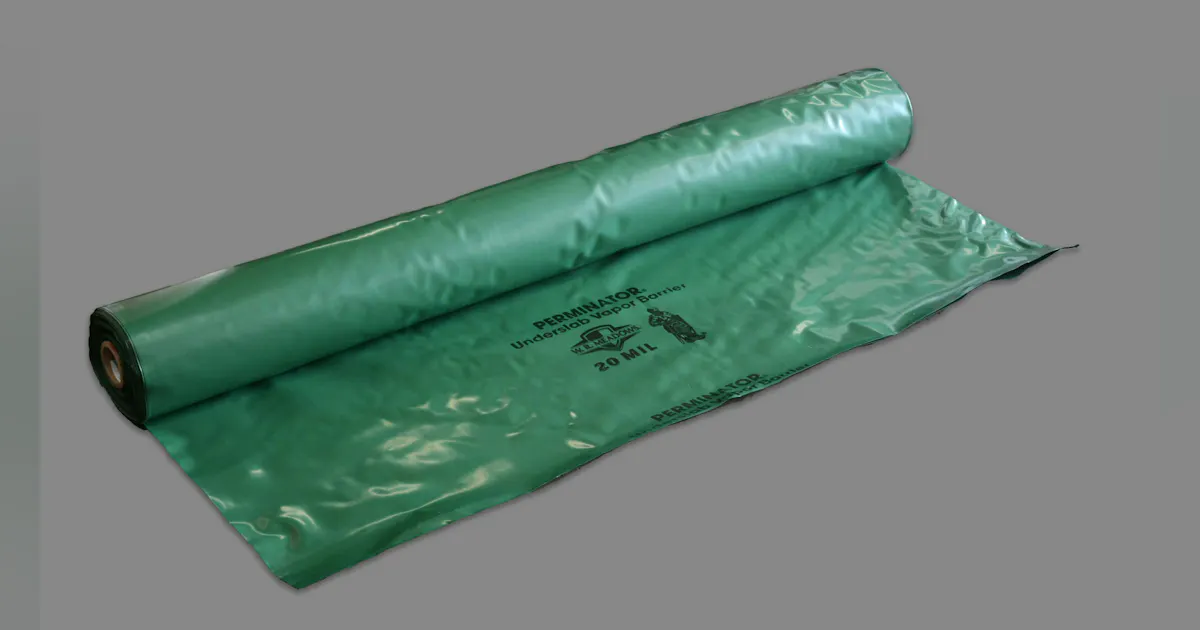 Perminator W. R. Meadows’ PERMINATOR 20 MIL Underslab Vapor Barrier Reduces ...