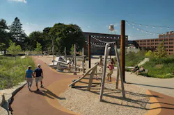 The Milwaukee community enjoys Davidson Park, featuring walking paths, playgrounds, and seating options adjacent to Harley-Davidson’s campus. The Milwaukee community enjoys Davidson Park, featuring walking paths, playgrounds, and seating options adjacent to Harley-Davidson’s campus.