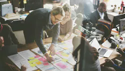 The sounds of collaboration, keyboard clatter, and other office noise can actually be a good thing—they make an office feel vibrant.