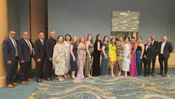 The Kilroy Realty Corporation contingent poses for a photo before the 2026 TOBY Awards. Kilroy was nominated for two international awards—Corporate Facility and Suburban Office Park Mid-Rise—and won both. “We’ve been waiting for this night to find out whether our hard work paid off,” said property manager Edward Kim. “NO matter what the outcome, I’m proud of the effort and care that the team put in.”