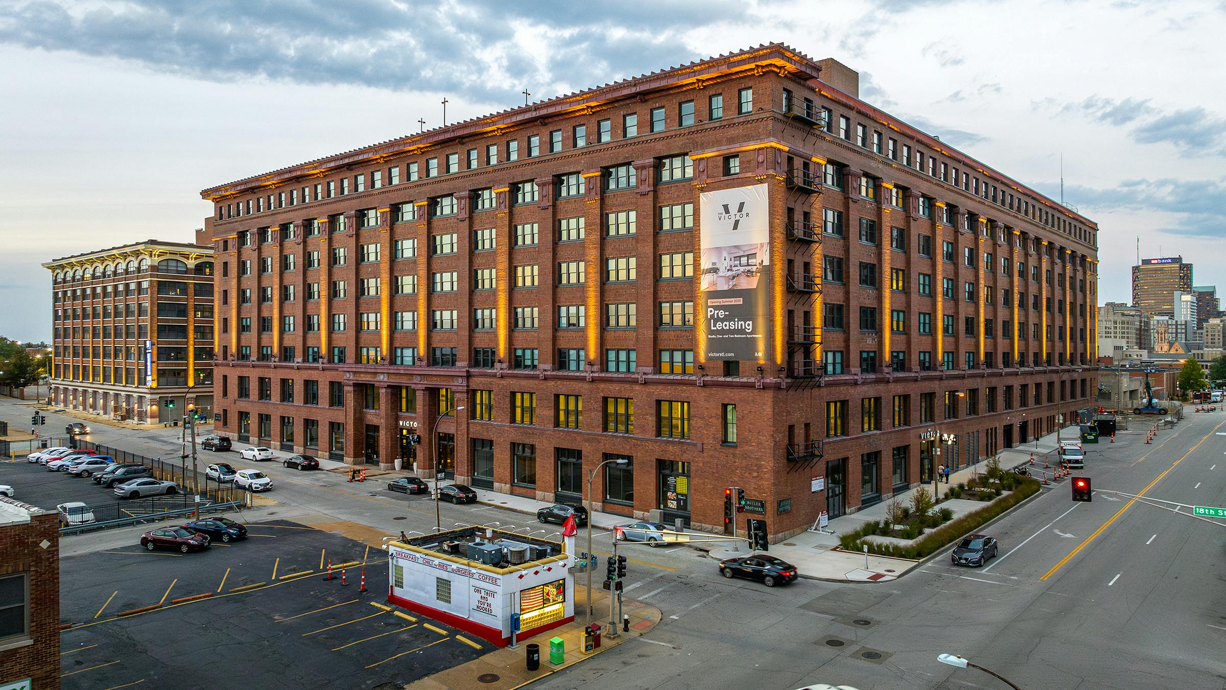 Built in 1906, this warehouse has been converted into a vibrant apartment community.