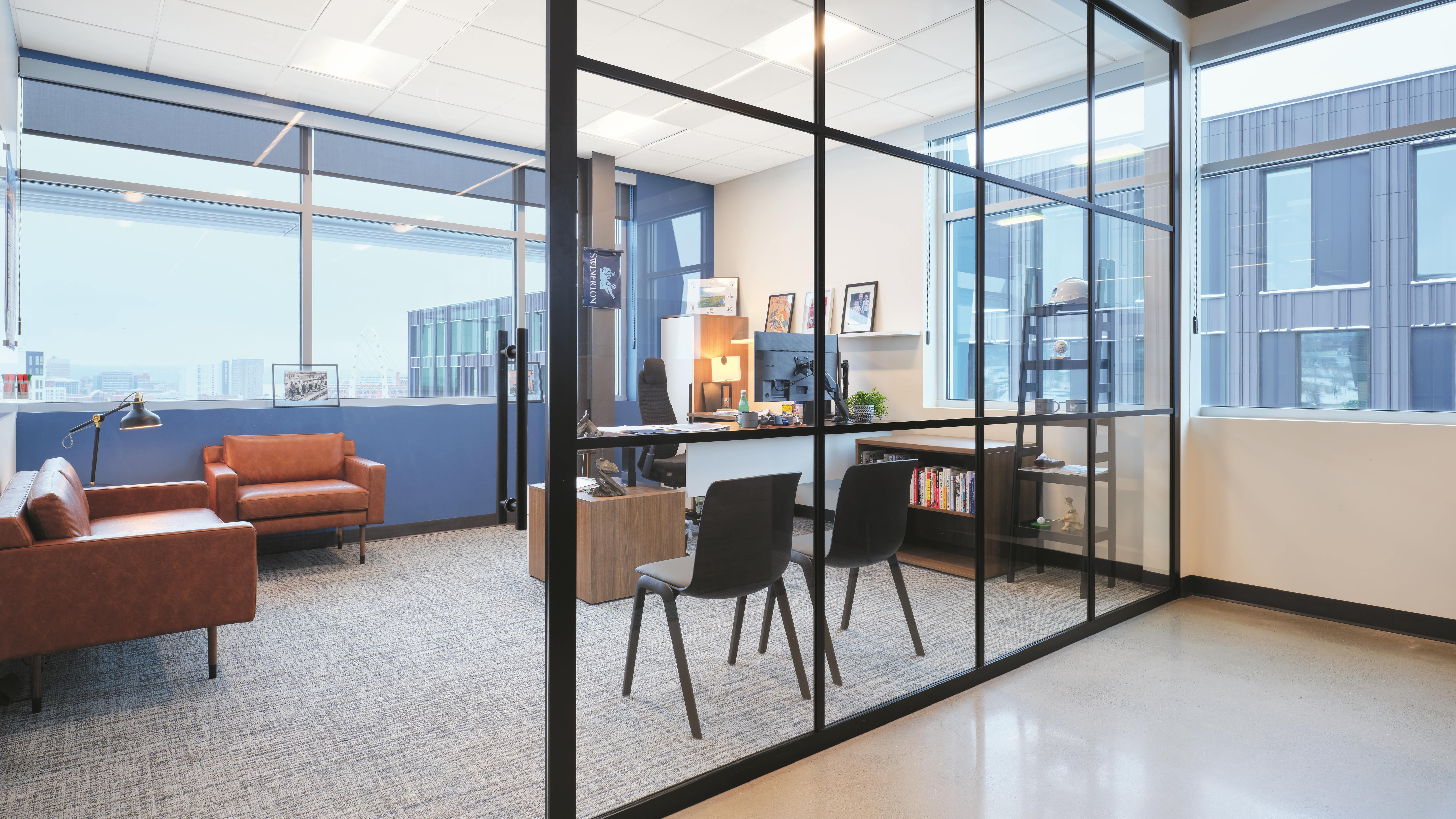 The new Inland Northwest Office of Swinerton Builders in Spokane, Washington, was one of the first projects to implement PCM ceiling technology and tax advantages as part of a smarter and more energy-efficient and sustainable building solution.