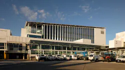 The new C Concourse at Seattle-Tacoma International Airport expanded vertically with four stories and a solar array.