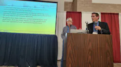 William Dillard and Ken Meline speak at the 2026 North Texas Facilities Expo.